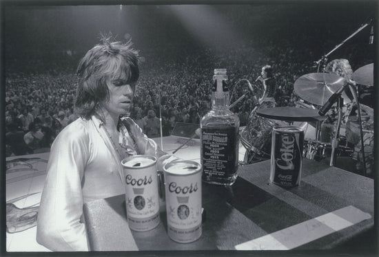 KEITH RICHARDS WITH COORS, JACK & COKE - 1972