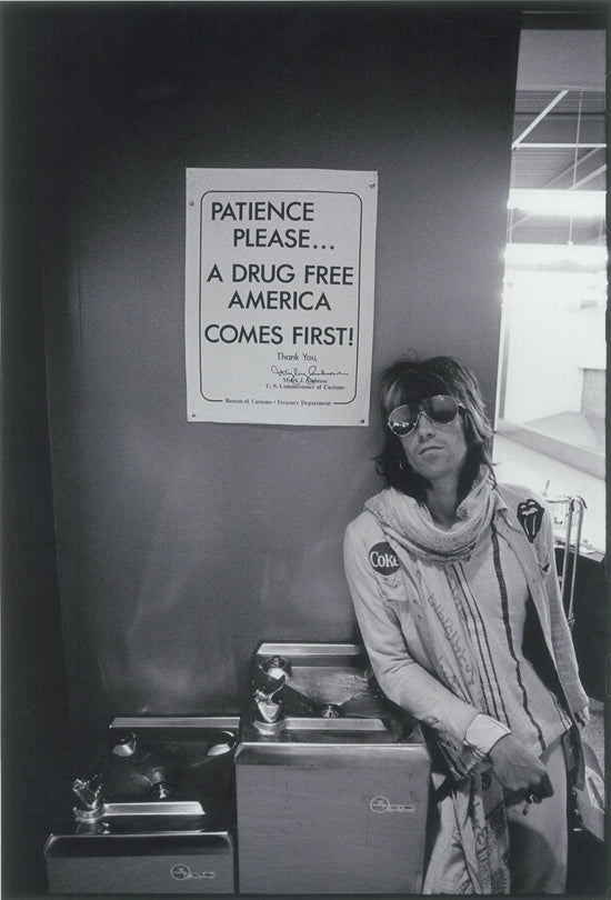 Keith Richards Drug Free USA